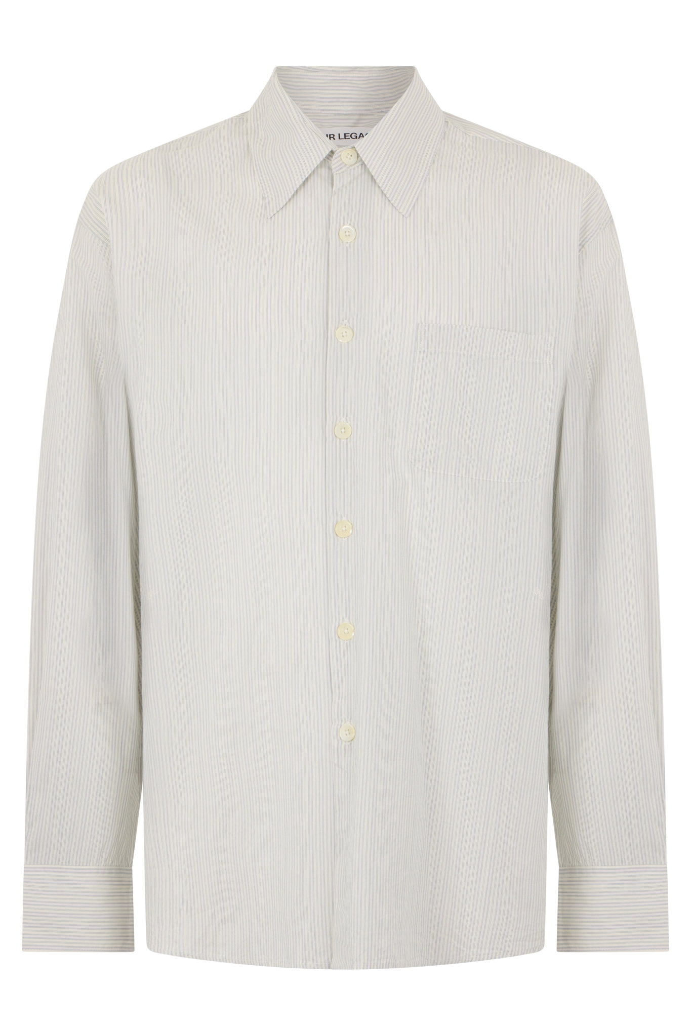 [Our Legacy] Shirts Long Sleeve SS26 M2262AI_INDEXSTRIPECOOLTHREADCLOTH