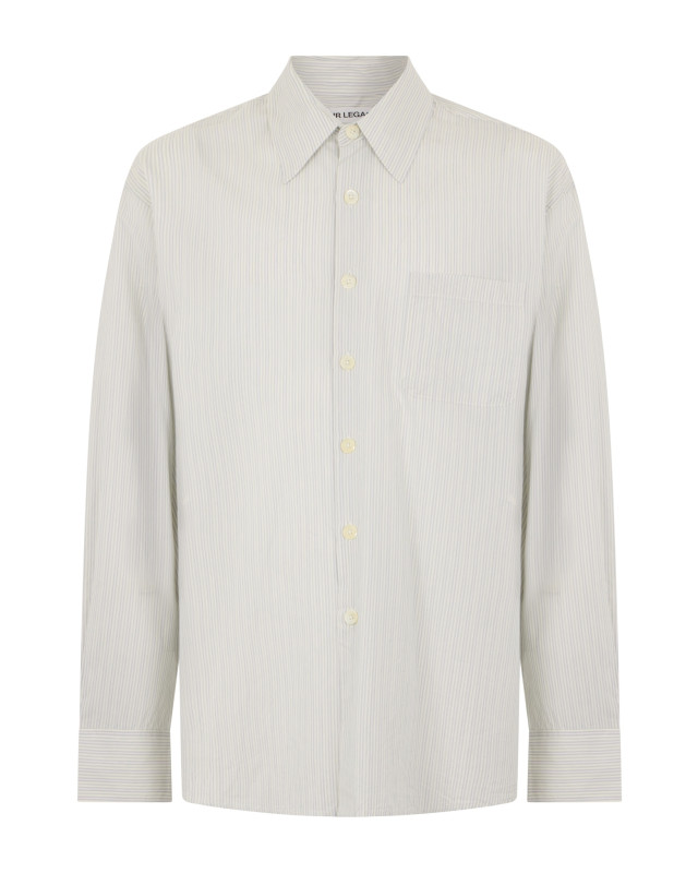 [Our Legacy] Shirts Long Sleeve SS26 M2262AI_INDEXSTRIPECOOLTHREADCLOTH