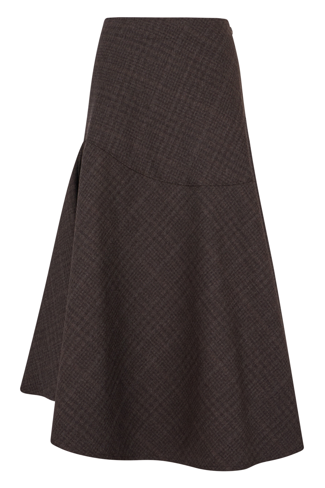 [Our Legacy] Long skirt FW25 W4254WB_BROWNDUNMORECHECK