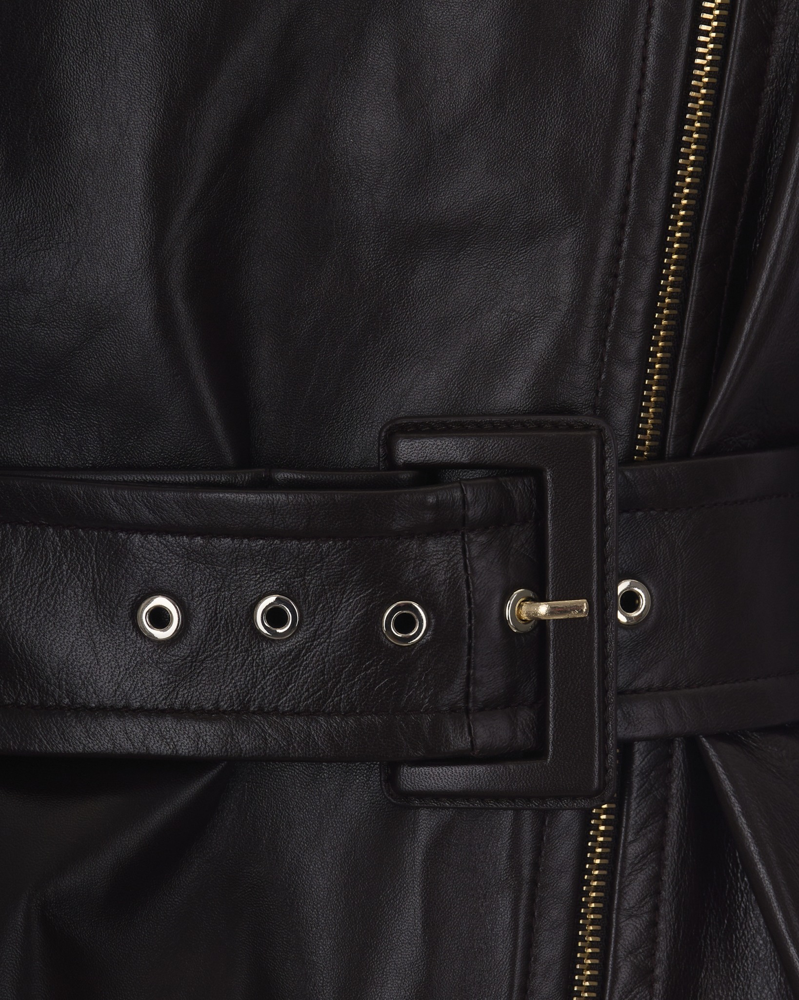 [MAX MARA STUDIO] Leather Jacket FW26 2626446011600MSTGIUSTO003