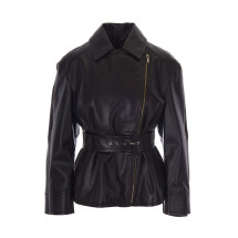 [MAX MARA STUDIO] Leather Jacket FW26 2626446011600MSTGIUSTO003