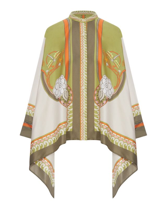 [La Double J] Blouse FW26 SHI0059SIL001AMB03WH04 AMBROSIA PLACEE