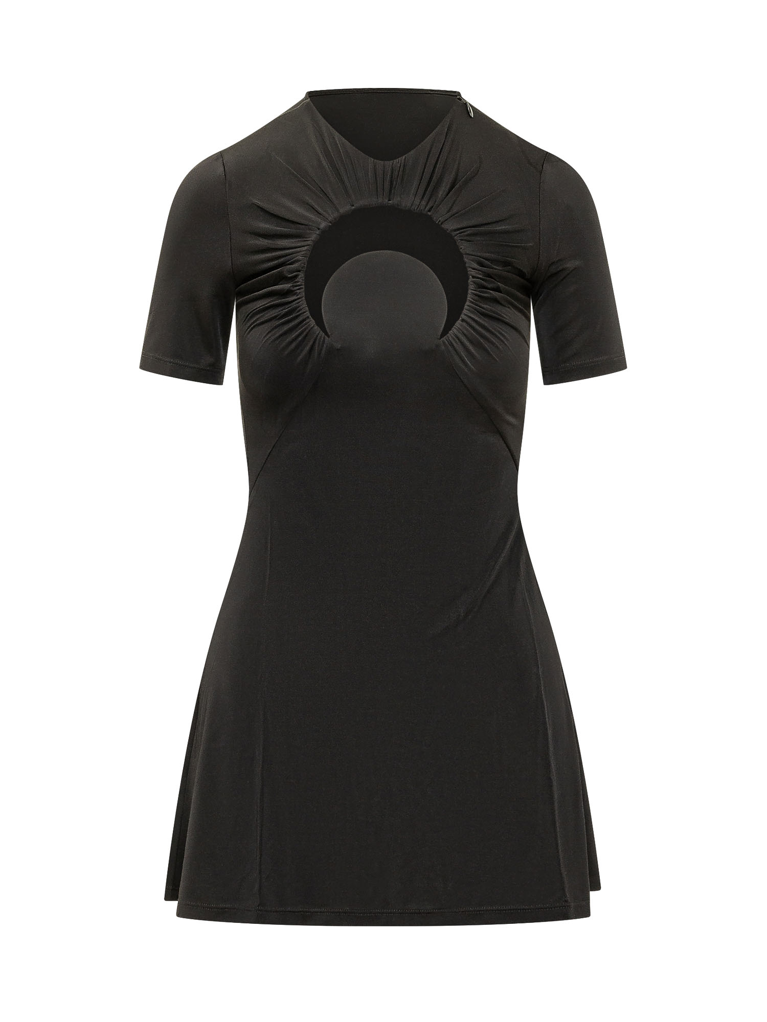 [MARINE SERRE] Short sleeve dress SS26 WDR443ACJER0100 BK99