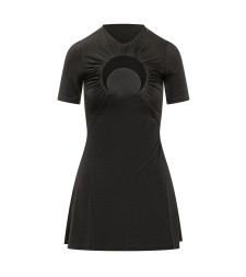 [MARINE SERRE] Short sleeve dress SS26 WDR443ACJER0100 BK99