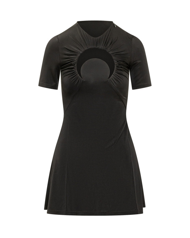 [MARINE SERRE] Short sleeve dress SS26 WDR443ACJER0100 BK99