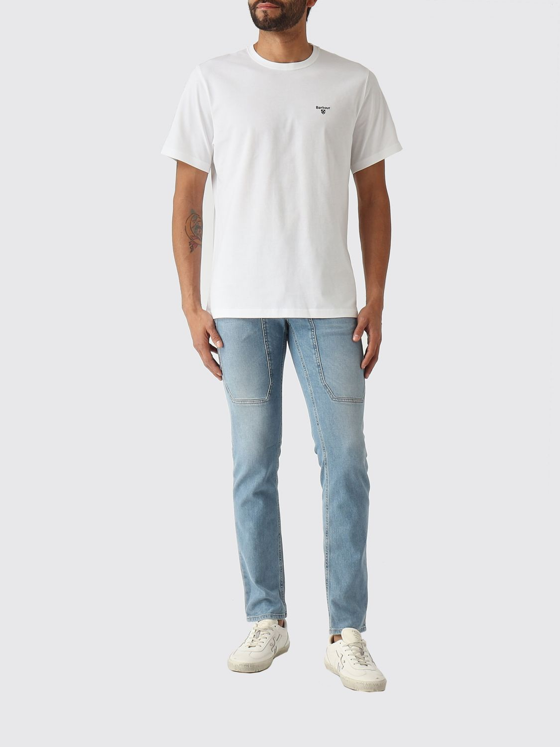 [Barbour] T-shirts Short Sleeve SS26 MTS0331 WH11