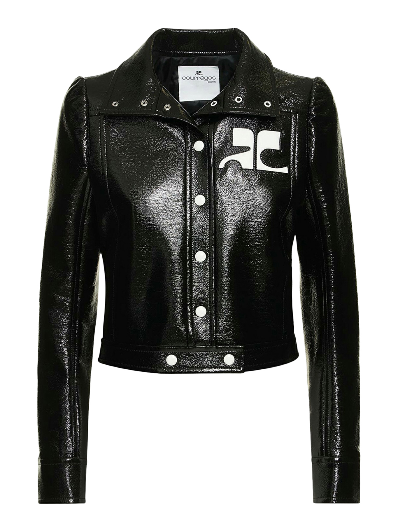 [Courreges] Leather Jacket FW26 PERCBL005VY00149999 BLACK