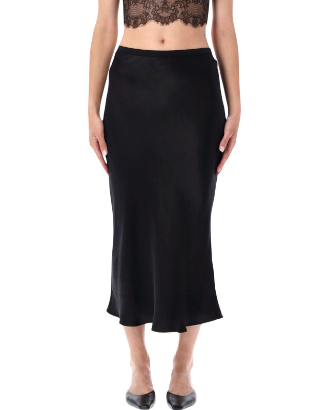 [Anine Bing] Long skirt FW26 A044001000BLACK