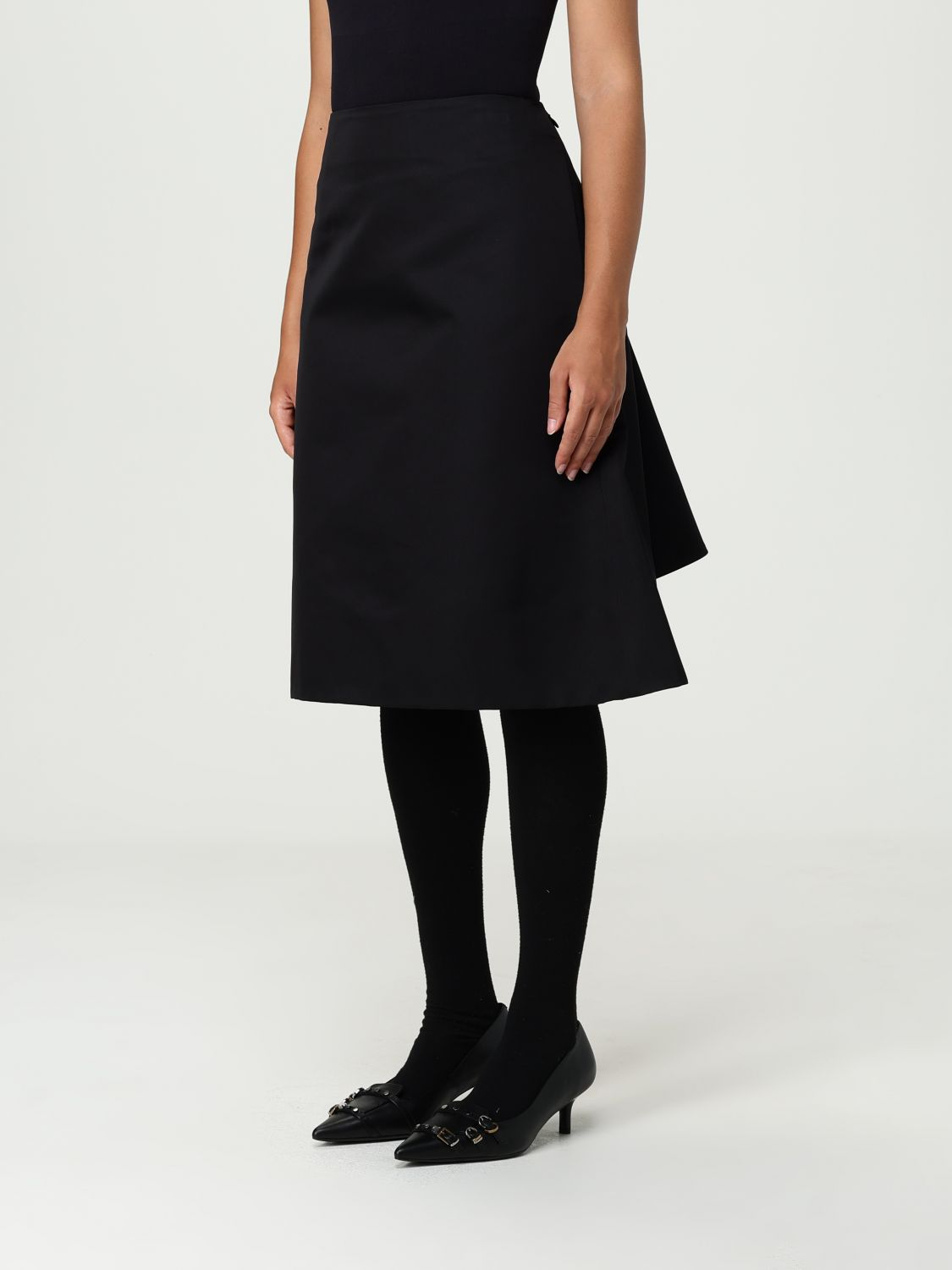 [McQueen] Midi skirt FW25 832556QEAGH 1000