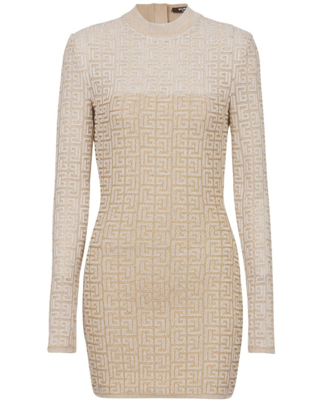 [BALMAIN PARIS] Long sleeve dress FW25 DF2R8029 KH69