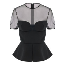 [Nensi Dojaka] Blouse SS26 NDTOP1107500100BLACK