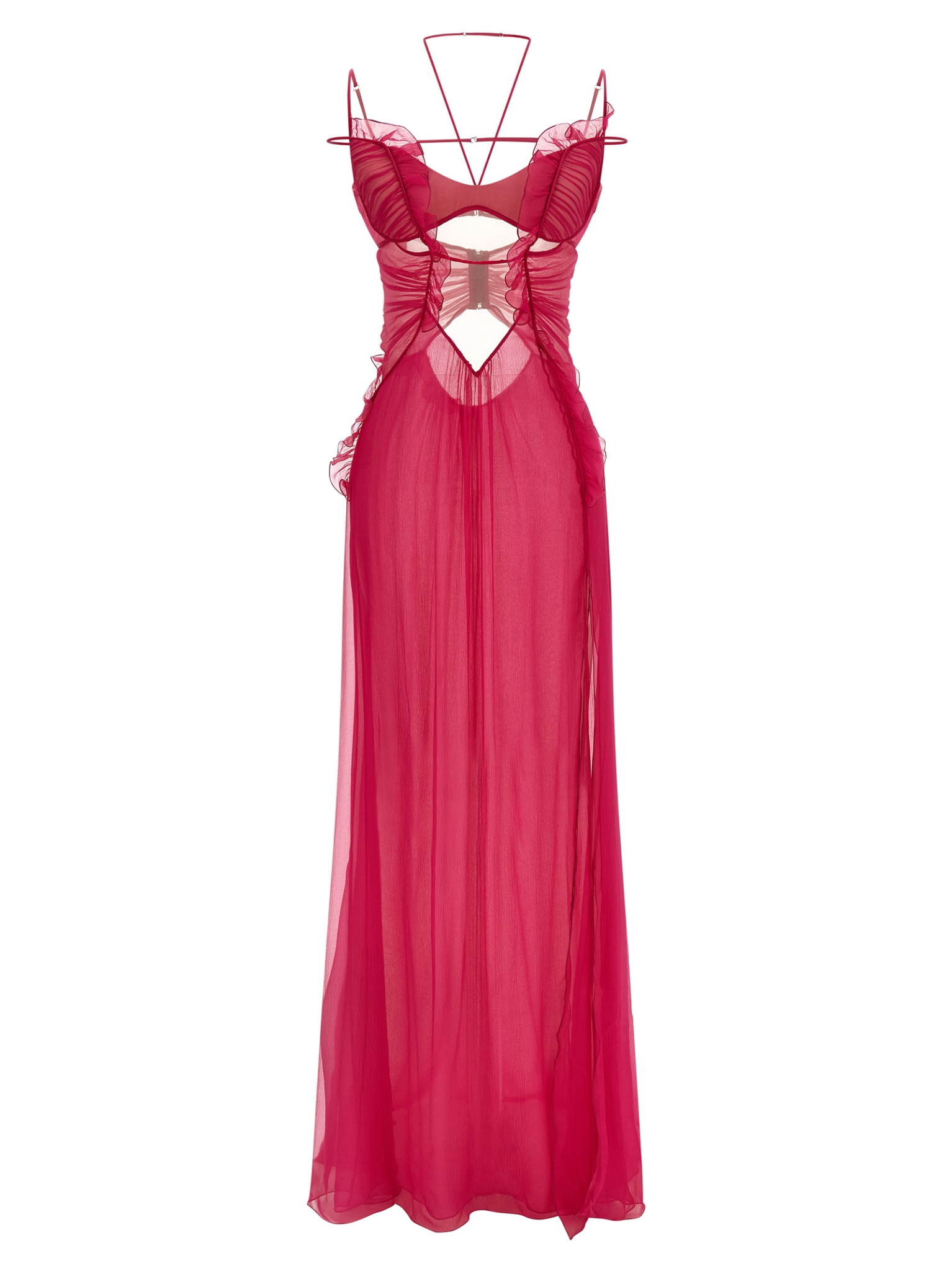 [Nensi Dojaka] Sleeveless dress SS26 NDDR3083000400RASPBERRY