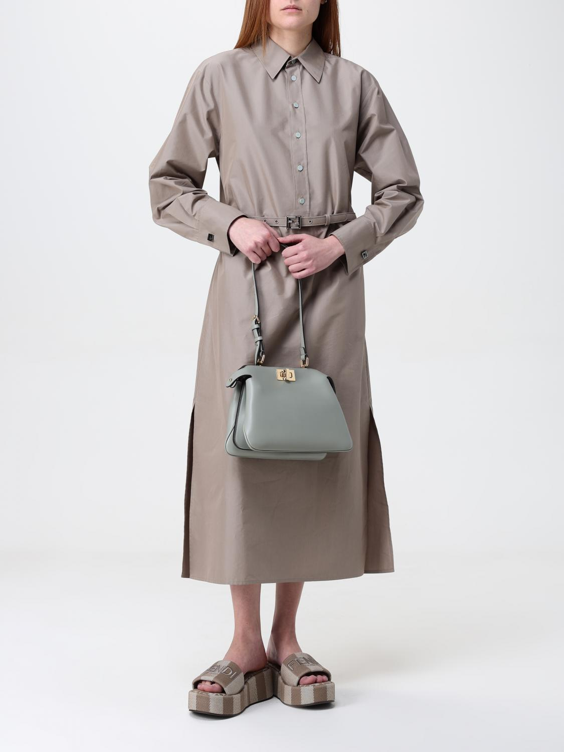 [Fendi] Long sleeve dress FW25 FDD311AQ3K F1SA0