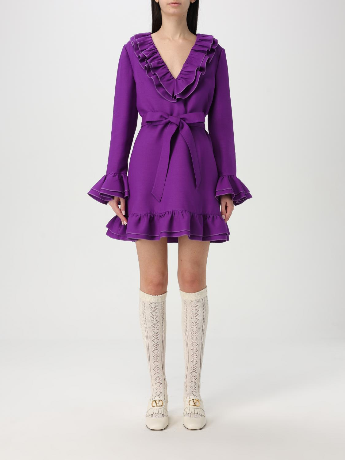 [Valentino] Long sleeve dress SS25 6B3VAES61CF R1B
