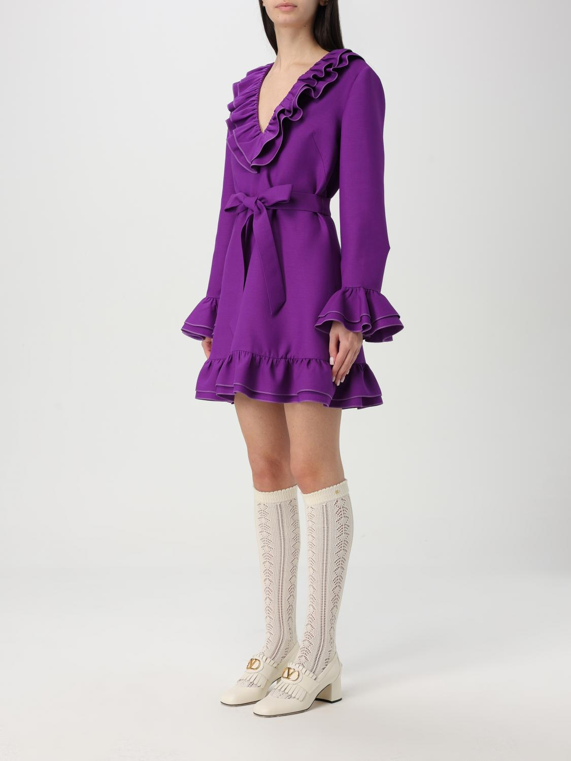 [Valentino] Long sleeve dress SS25 6B3VAES61CF R1B