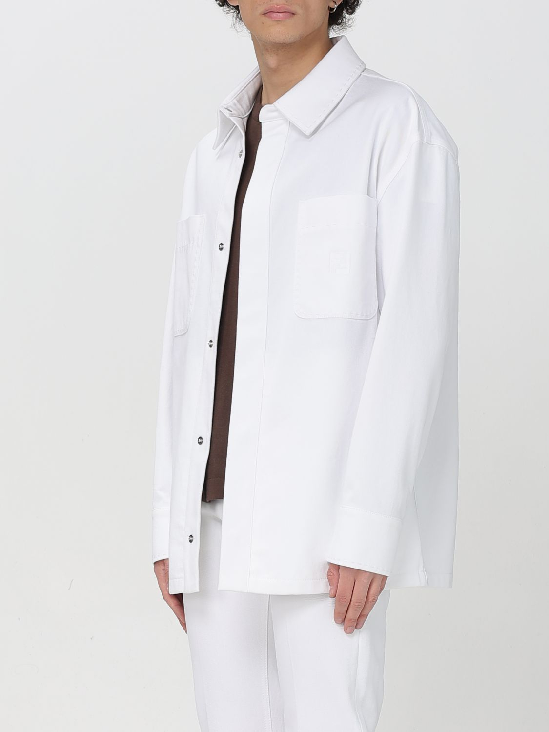 [Fendi] Shirts Long Sleeve FW25 FW1321AUAH F0QA0