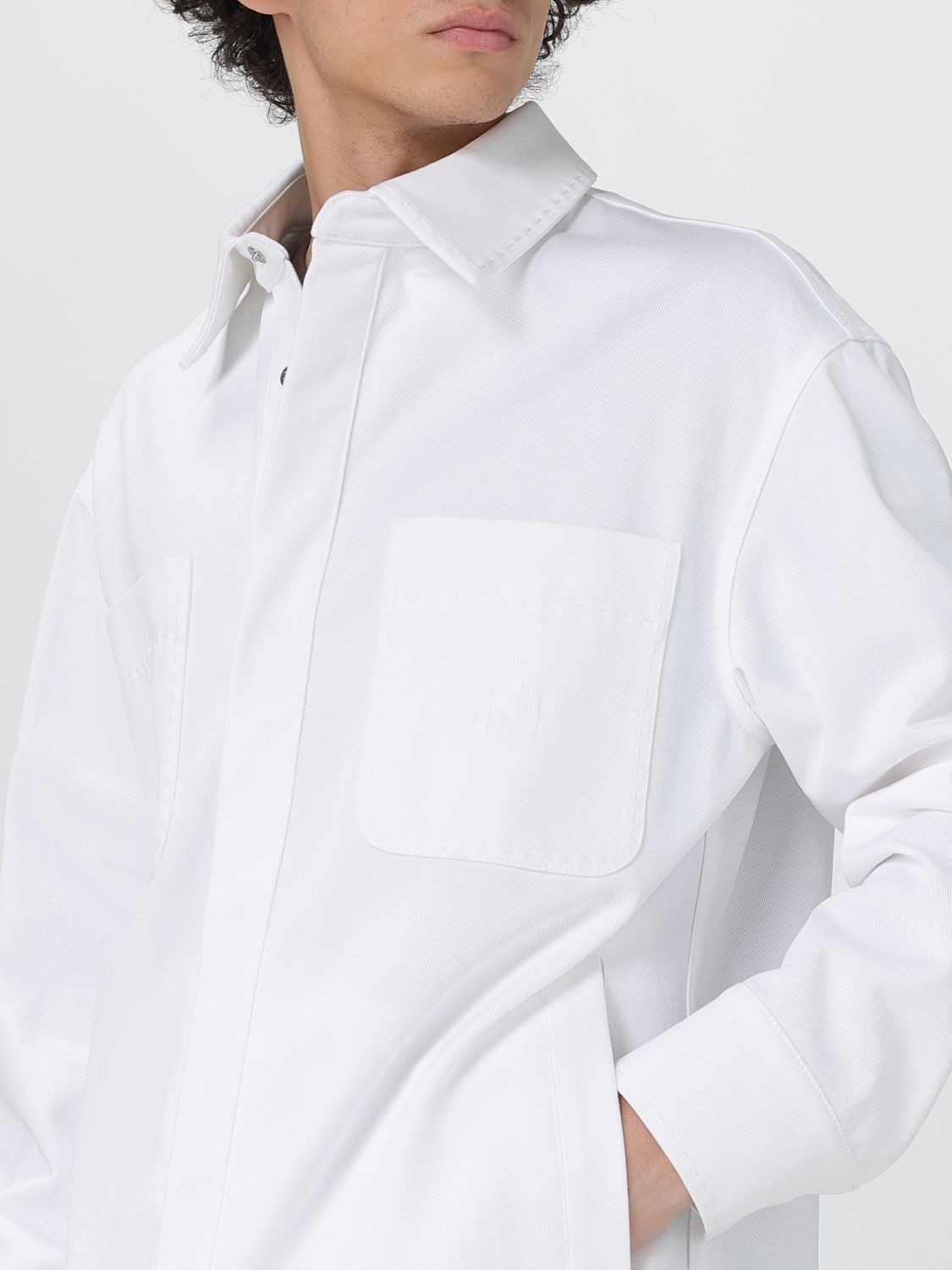 [Fendi] Shirts Long Sleeve FW25 FW1321AUAH F0QA0