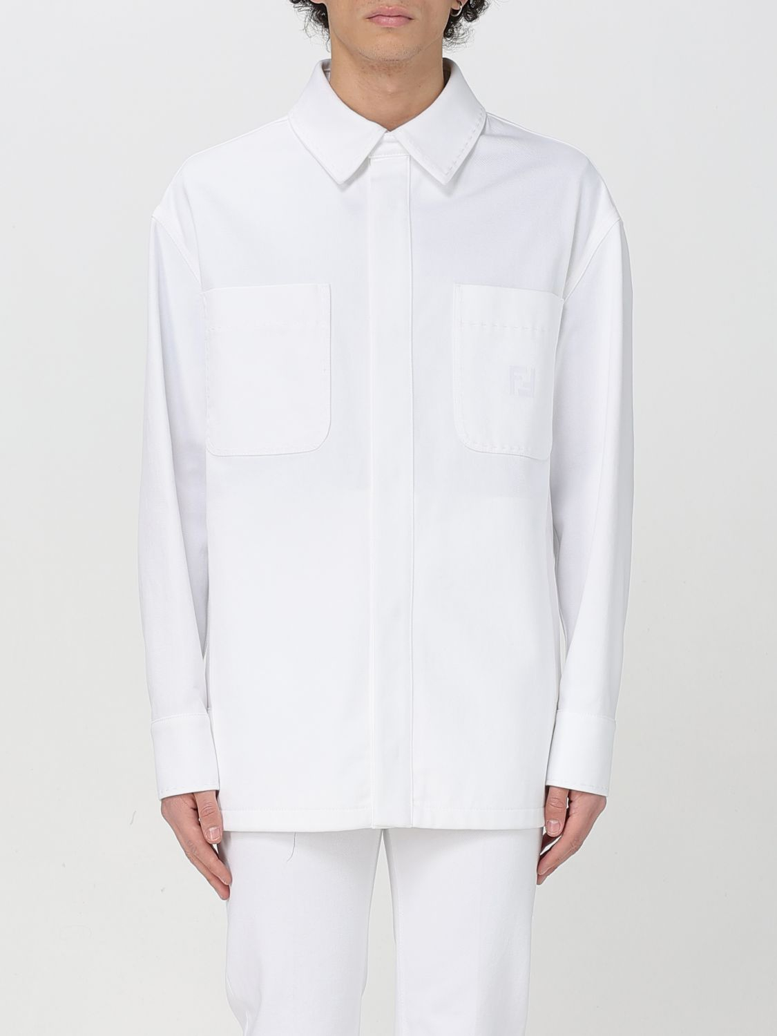 [Fendi] Shirts Long Sleeve FW25 FW1321AUAH F0QA0
