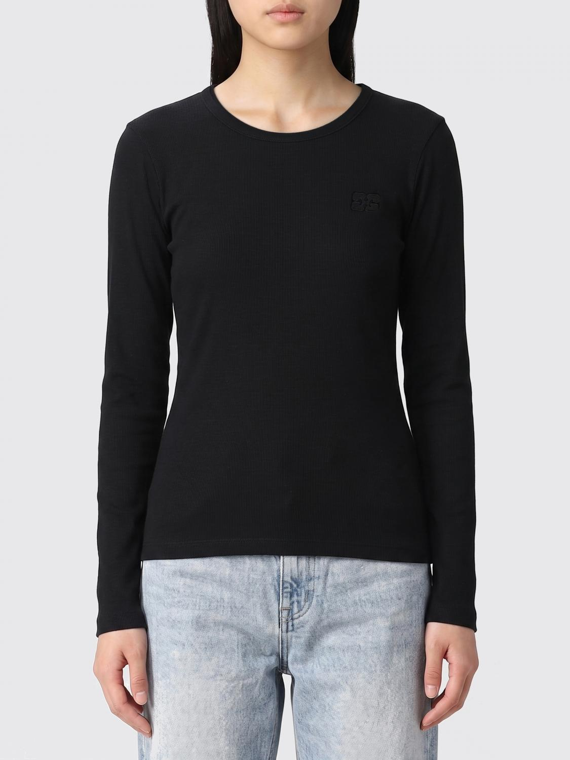 [GANNI] T-shirts Long Sleeve SS26 A1050173 252