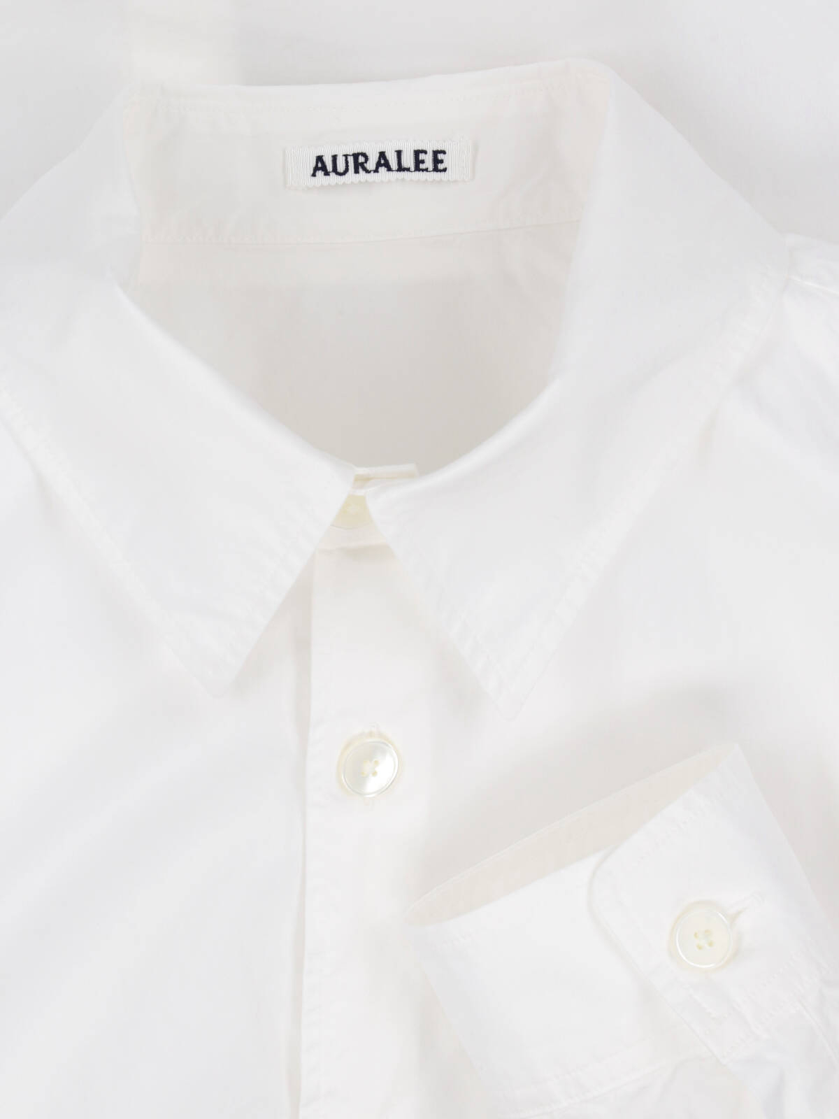 [AURALEE] Shirts Long Sleeve FW26 A26SS01SWWHITE