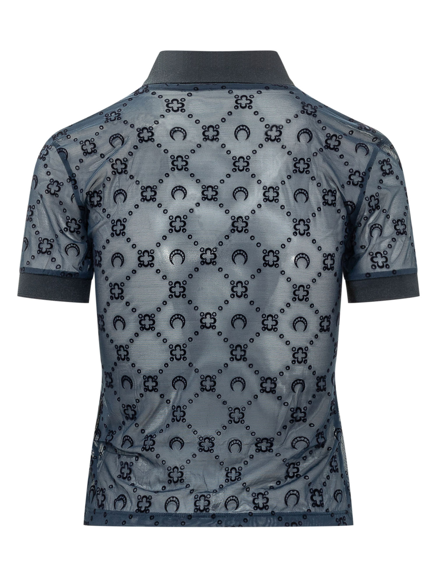[MARINE SERRE] T-shirts Short Sleeve SS26 WSI037ACJER0005 BL90