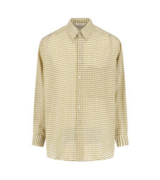 [AURALEE] Shirts Long Sleeve FW26 A26SS01GCMUSTARD GINGHAM CHECK