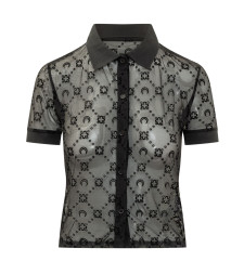 [MARINE SERRE] T-shirts Short Sleeve SS26 WSI037ACJER0005 BK99