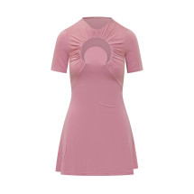[MARINE SERRE] Short sleeve dress SS26 WDR443ACJER0100 PK30