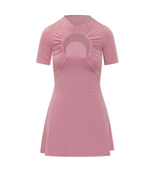 [MARINE SERRE] Short sleeve dress SS26 WDR443ACJER0100 PK30