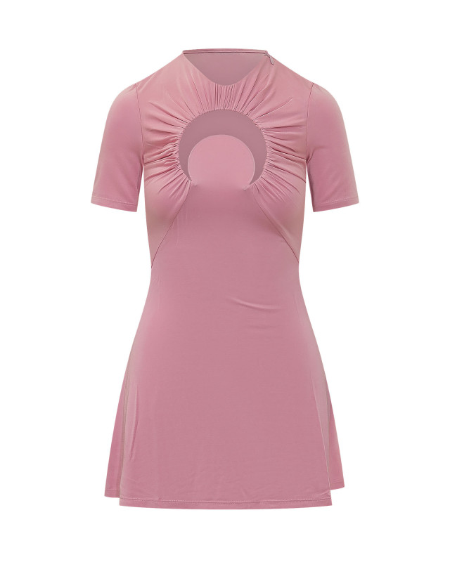 [MARINE SERRE] Short sleeve dress SS26 WDR443ACJER0100 PK30