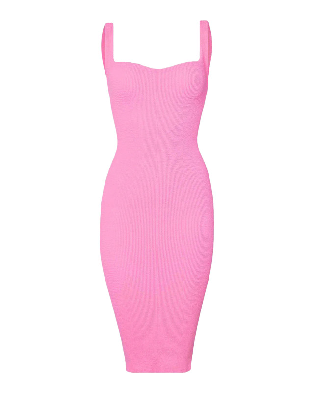 [Hunza G] Sleeveless dress FW26 DTANKCRBUBBLEGUM
