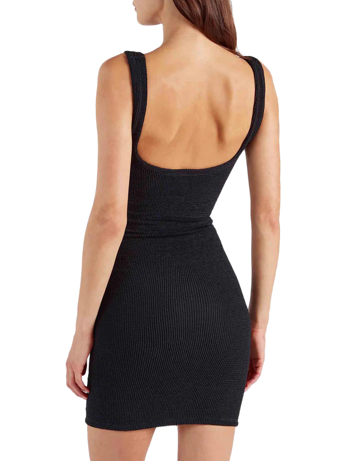 [Hunza G] Sleeveless dress FW26 DTANKCRBLACK