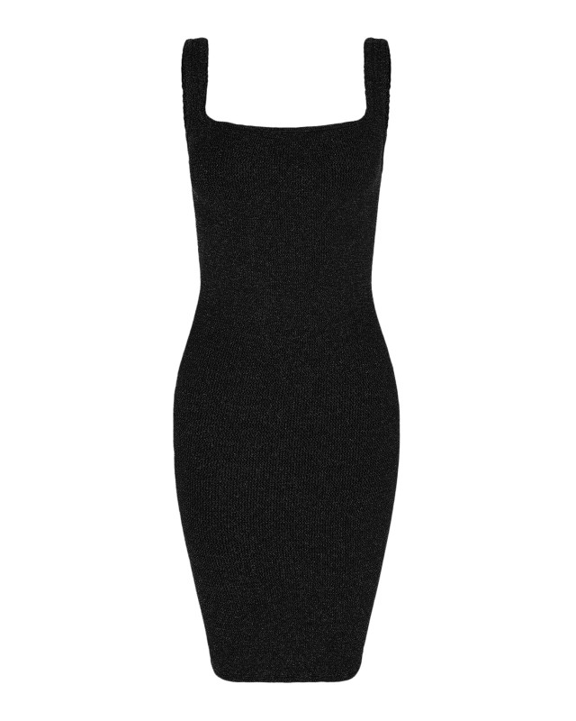 [Hunza G] Sleeveless dress FW26 DTANKCRBLACK