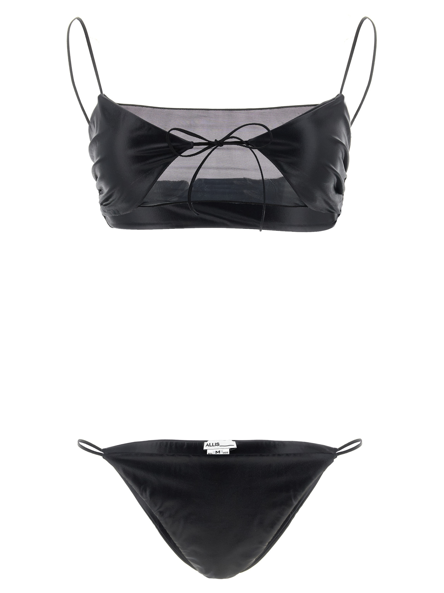 [ALLIS] Bikini SS26 SPORTYMESHBLACK00