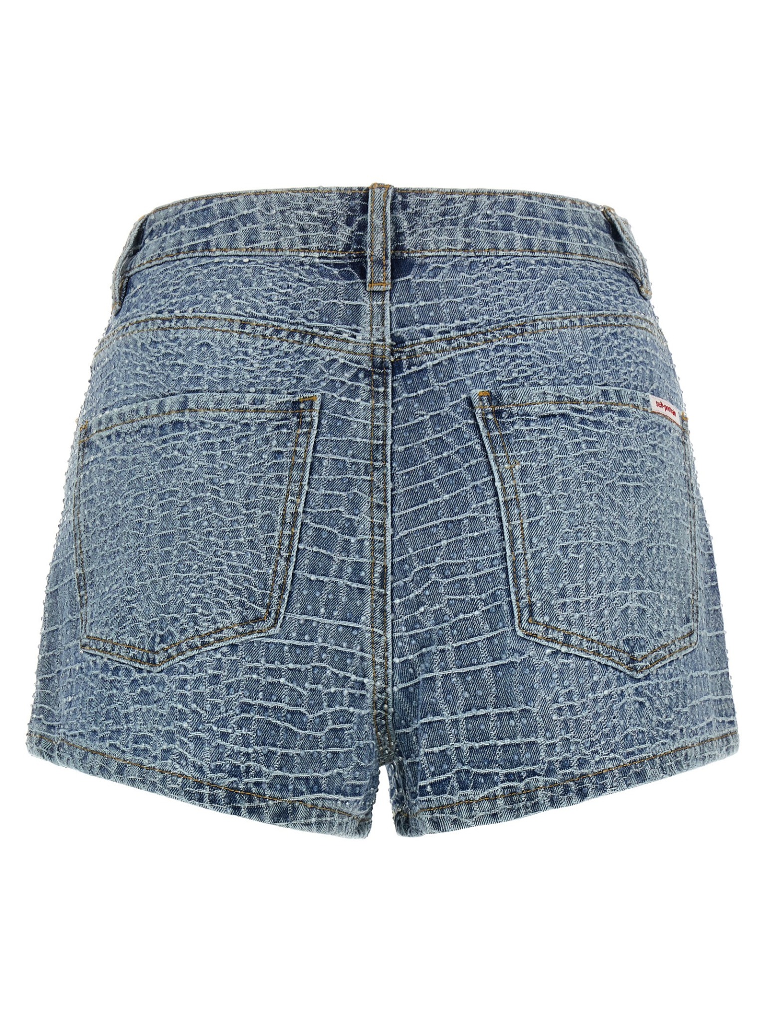 [SELF PORTRAIT] Shorts FW26 SS26804PBBLBLUE