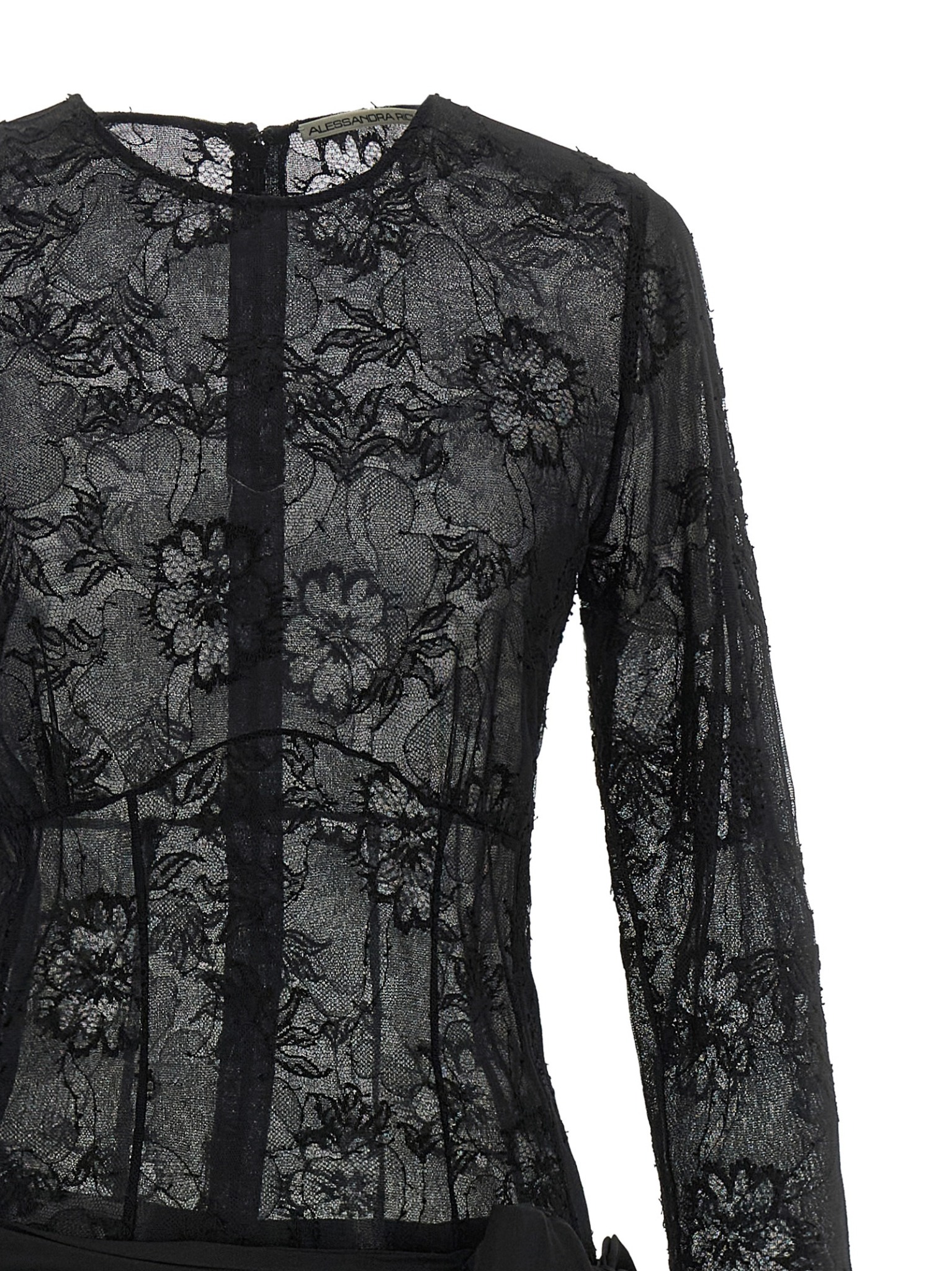 [Alessandra Rich] Long sleeve dress SS26 FABX4274P21010900