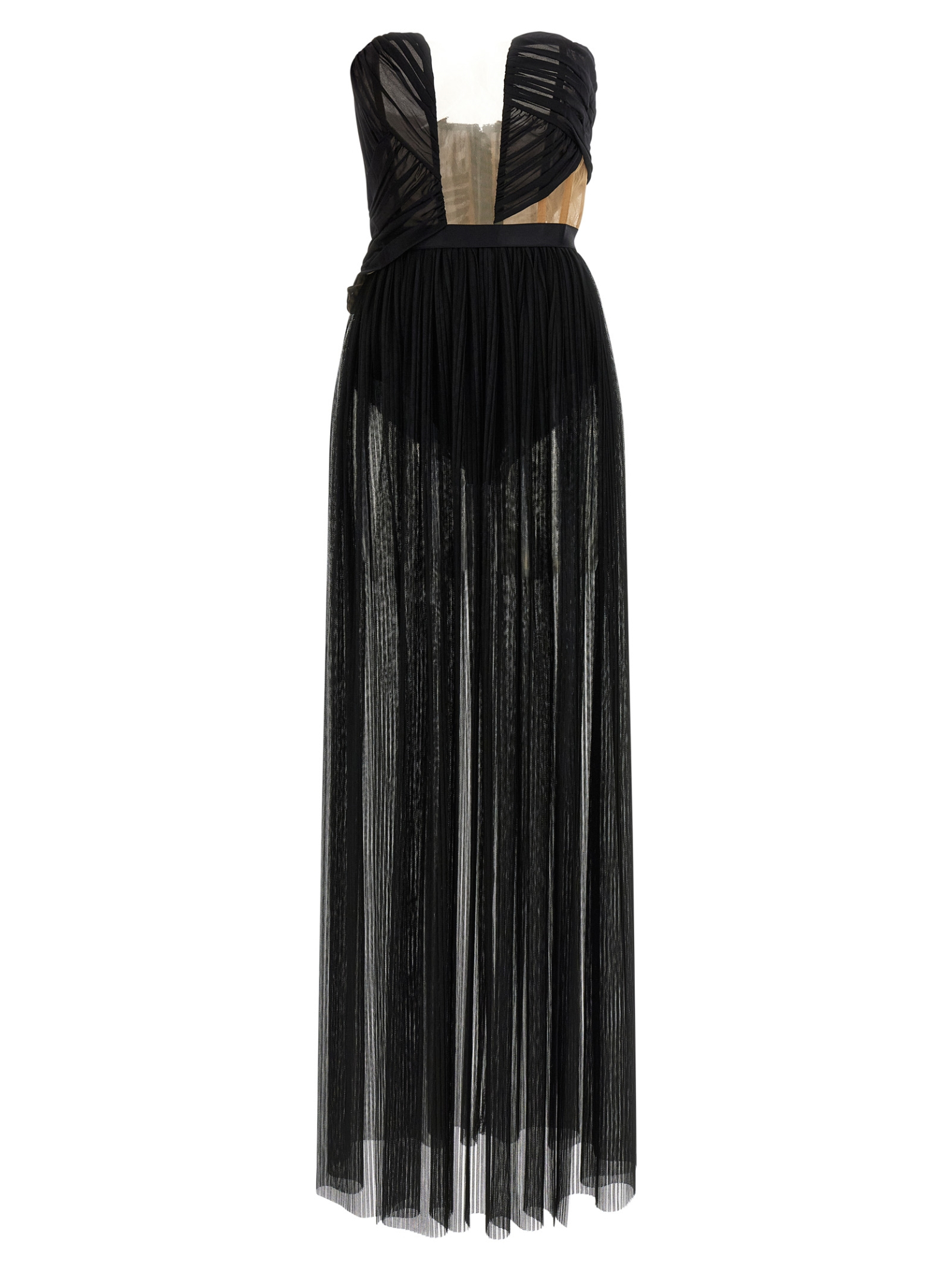 [Nensi Dojaka] Sleeveless dress SS26 NDDR2883000100BLACK