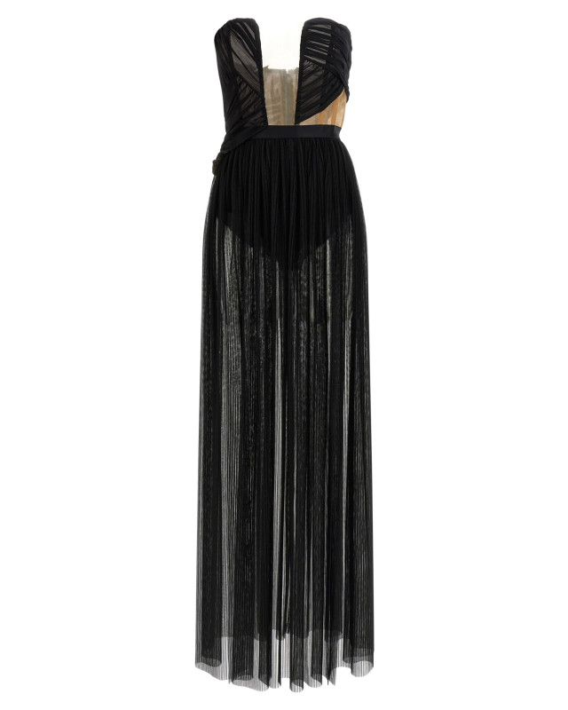 [Nensi Dojaka] Sleeveless dress SS26 NDDR2883000100BLACK