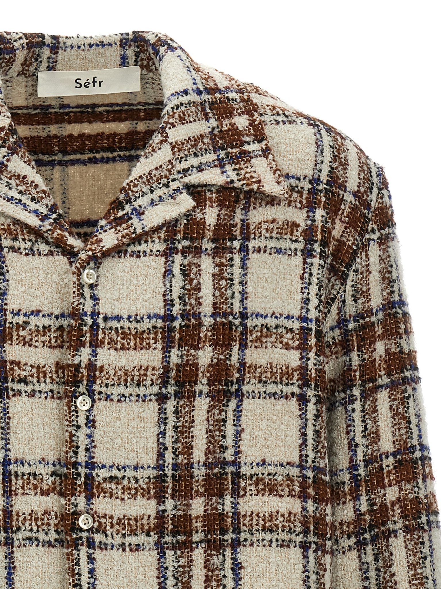 [Sefr] Shirts Long Sleeve SS26 PRESS26OJAIRIVERBENDCHECK
