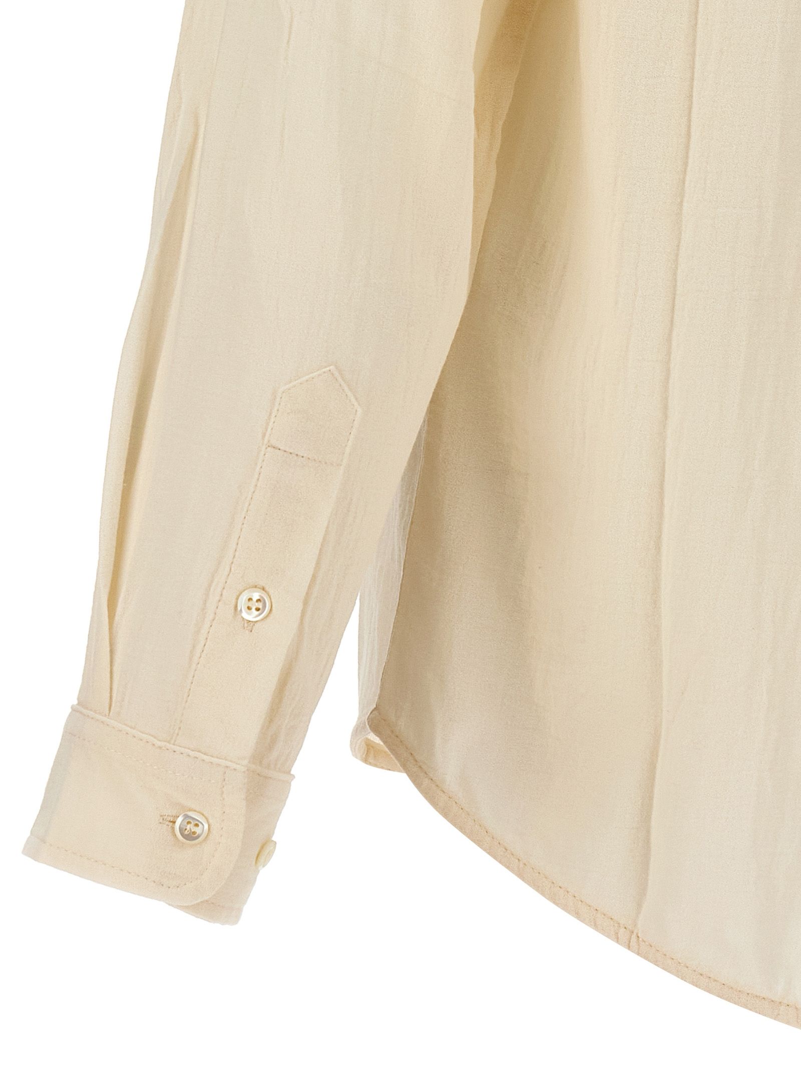 [Sefr] Shirts Long Sleeve SS26 FW23LEOVANILLAWHITE