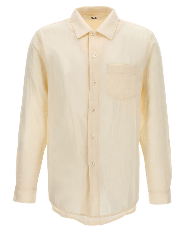 [Sefr] Shirts Long Sleeve SS26 FW23LEOVANILLAWHITE