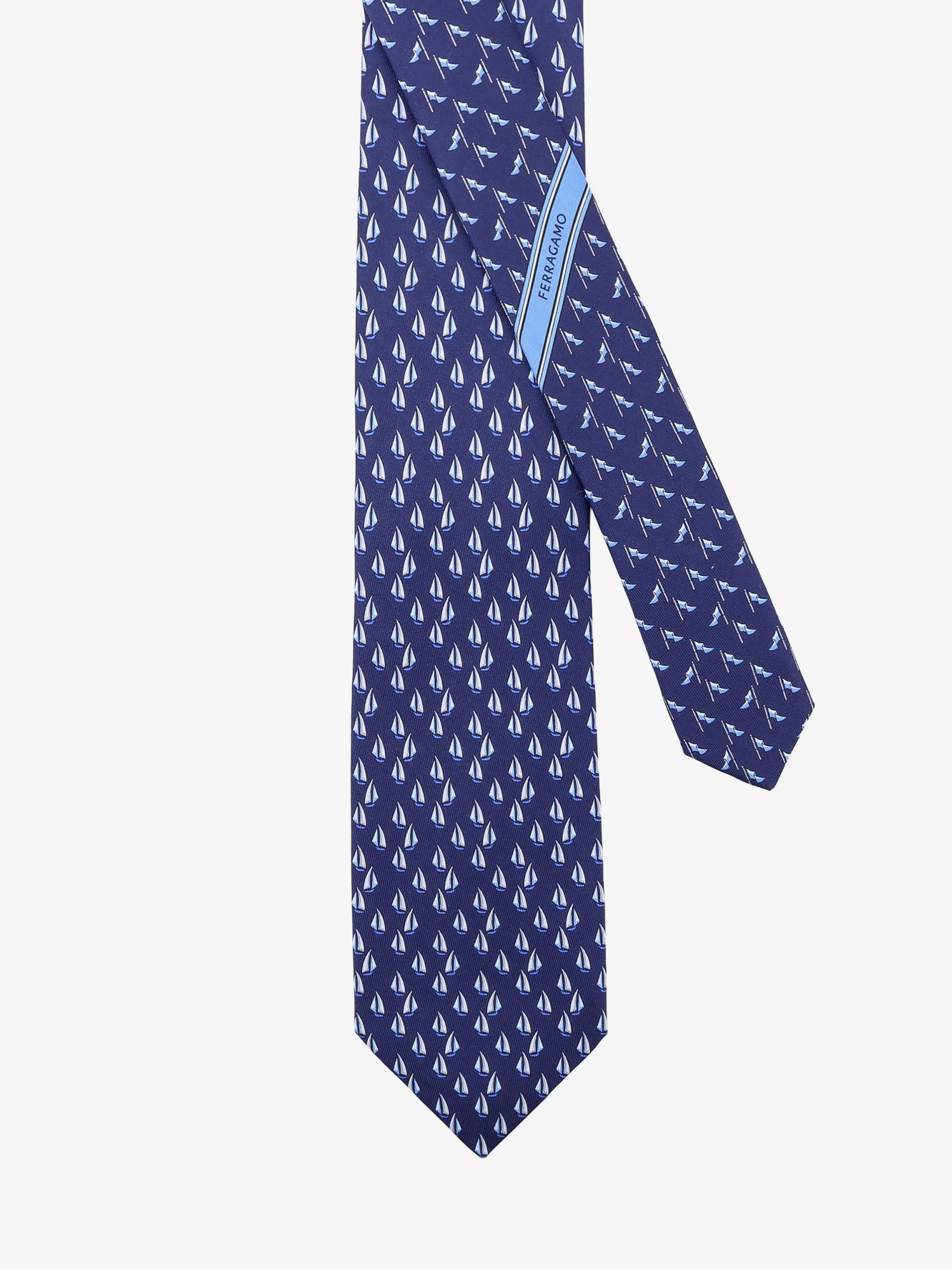 [Ferragamo] Tie FW26 351447794599BLUSCURO