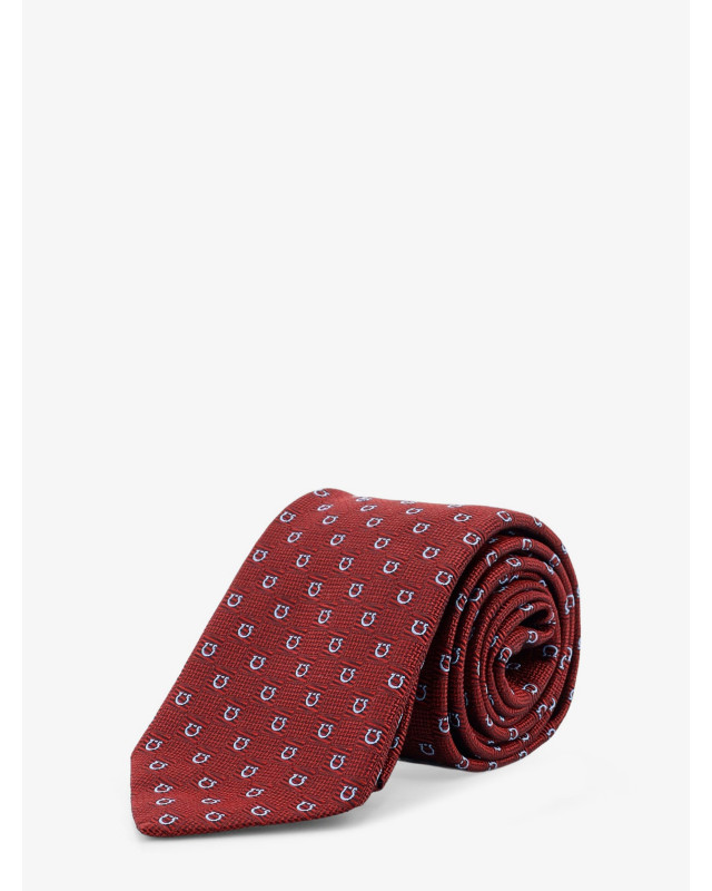 [Ferragamo] Tie FW26 351424794460BORDEAUX