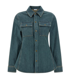 [Burberry] Shirts Long Sleeve SS26 8118497MIDBLUE