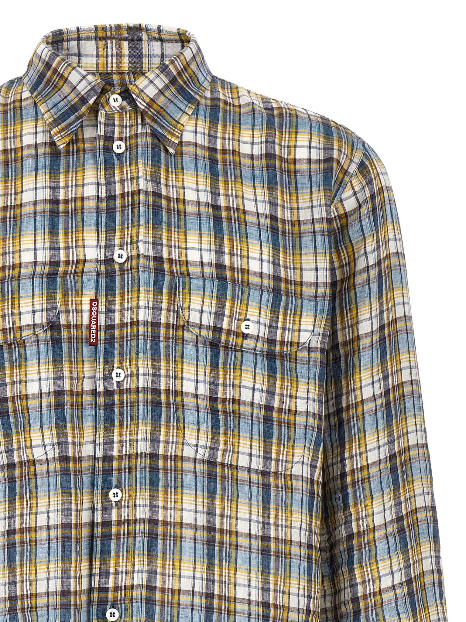[Dsquared2] Shirts Long Sleeve SS26 S74DM1006D35423001F