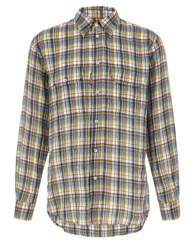 [Dsquared2] Shirts Long Sleeve SS26 S74DM1006D35423001F