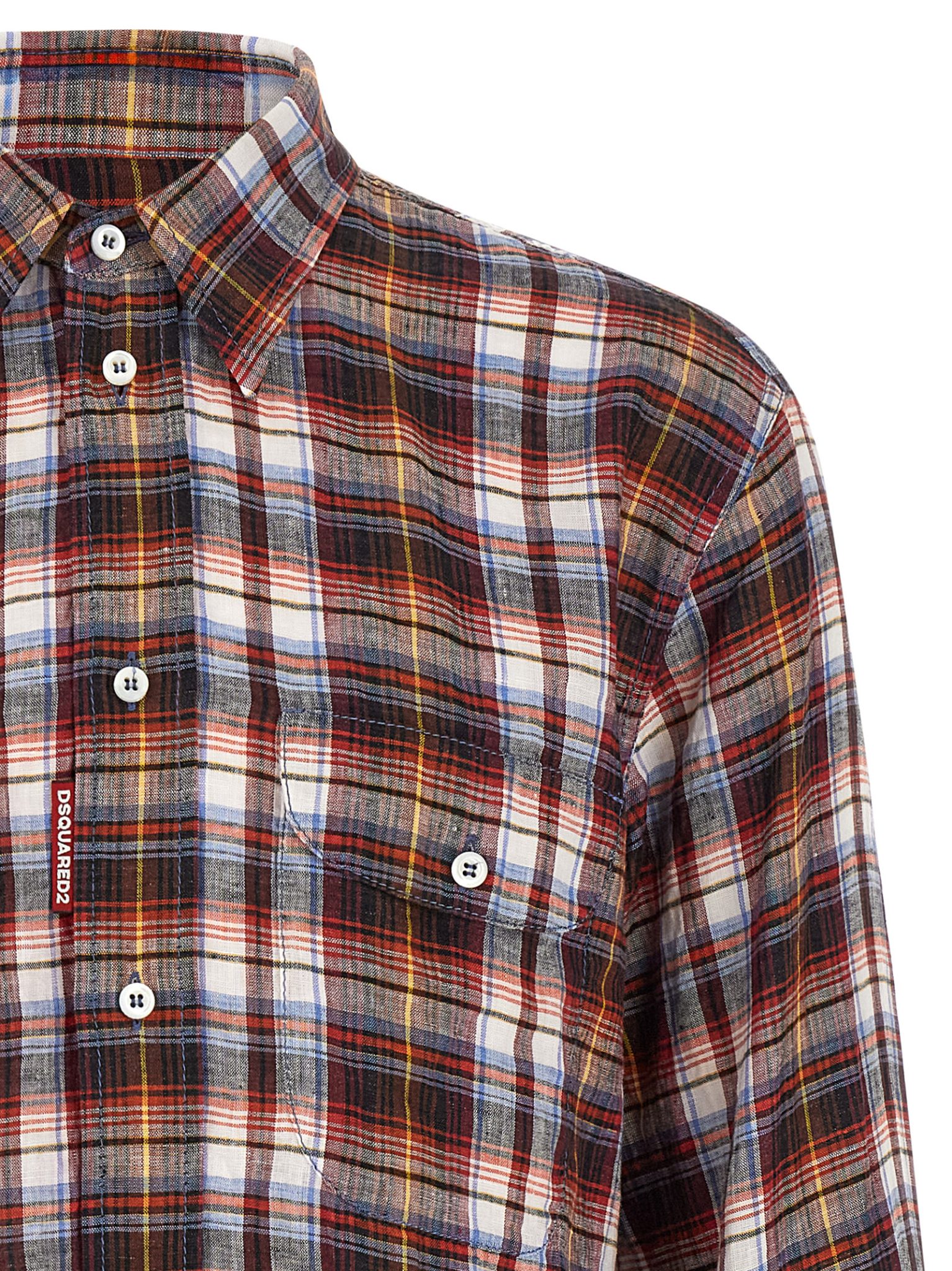 [Dsquared2] Shirts Long Sleeve SS26 S74DM1006D35423002F