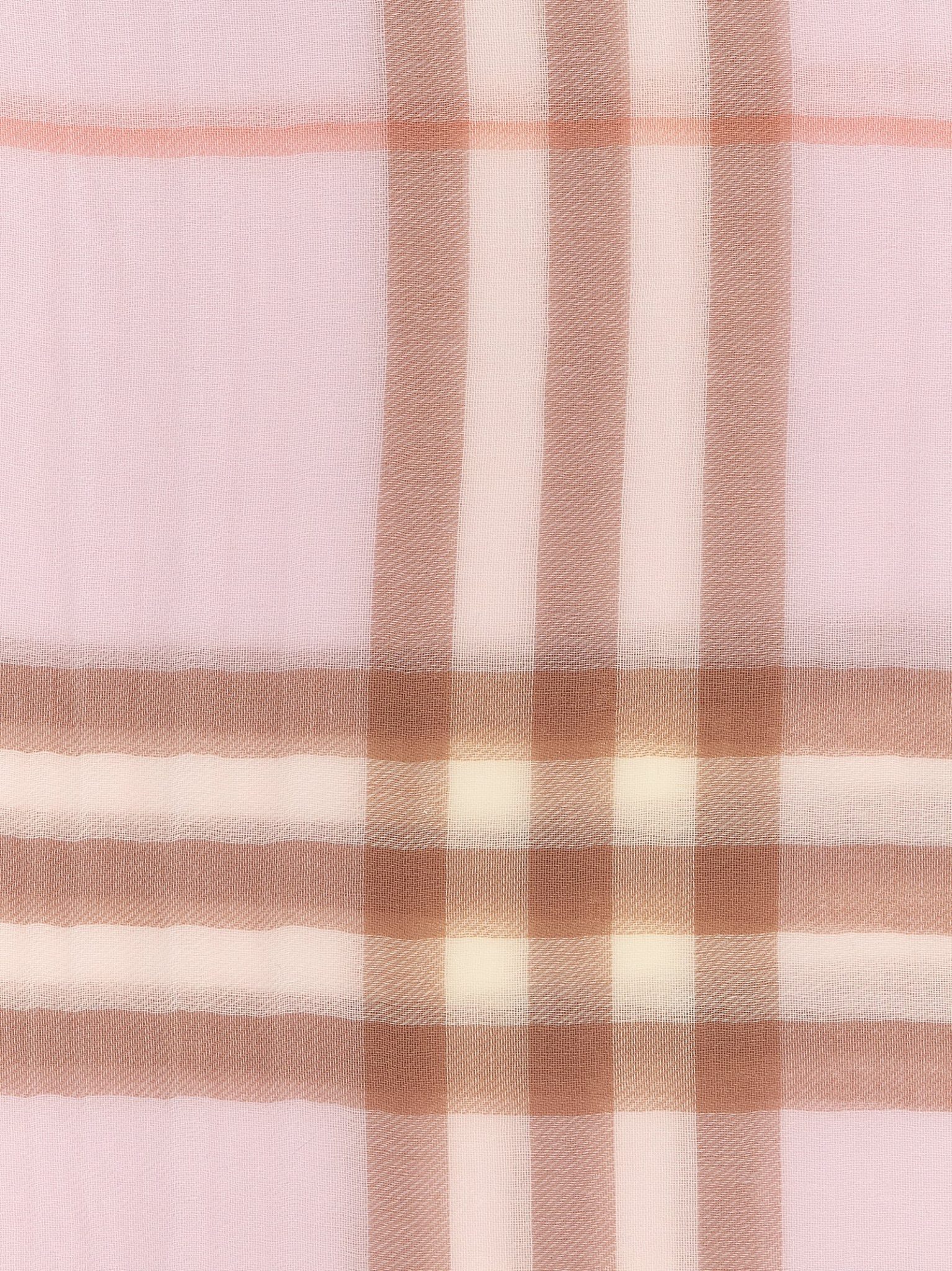 [Burberry] Scarf SS26 8122921QUARTZPINK