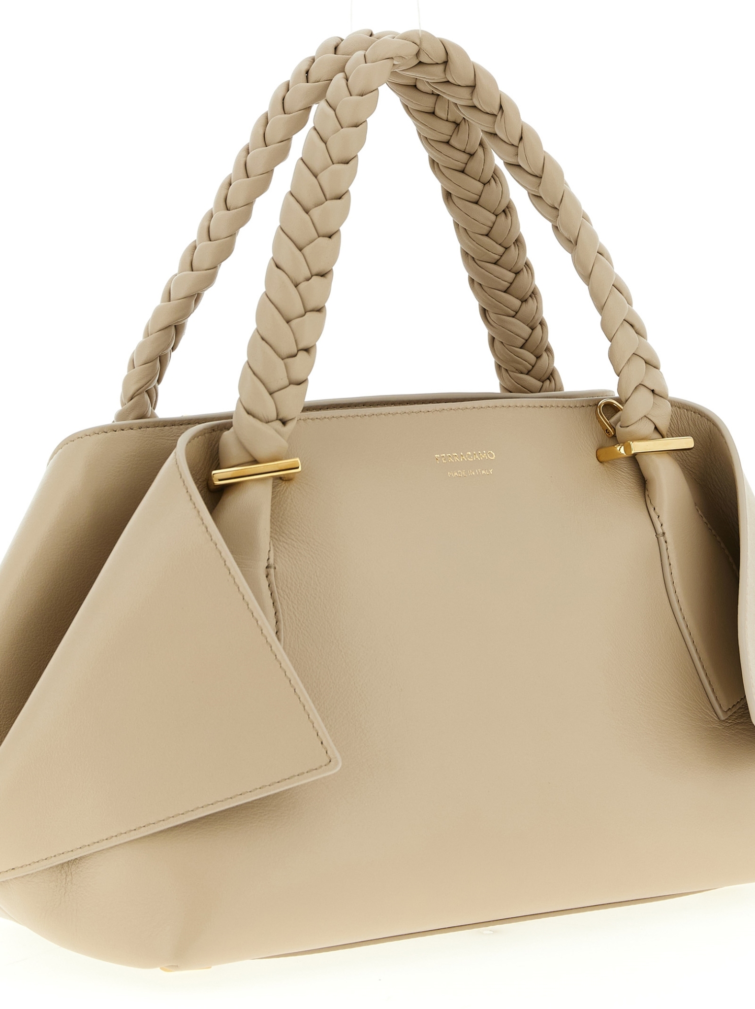 [Ferragamo] Tote bag SS26 781031STONE