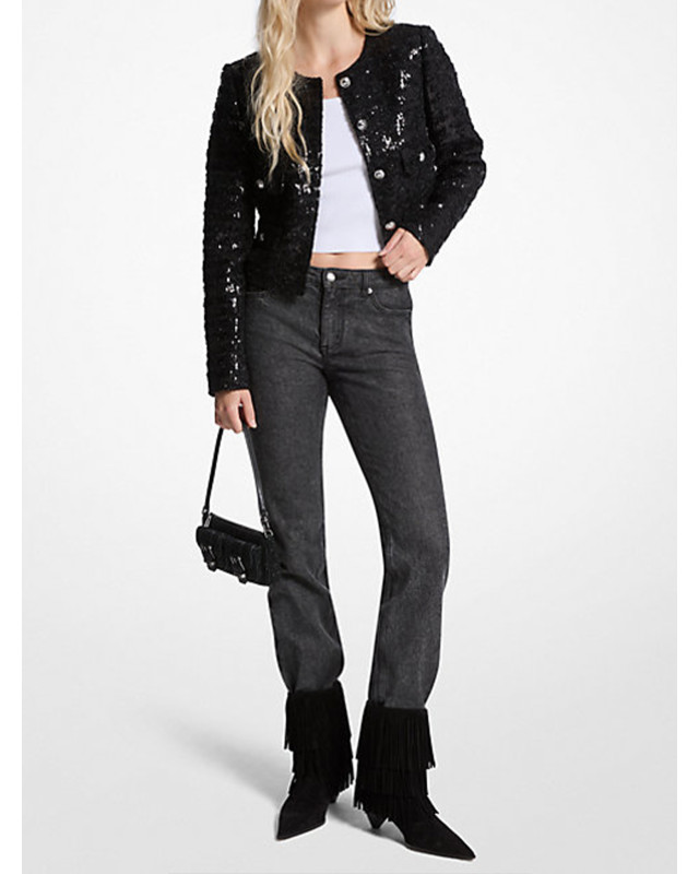 [Michael Kors] Tweed jacket FW25 MF510CAJSD